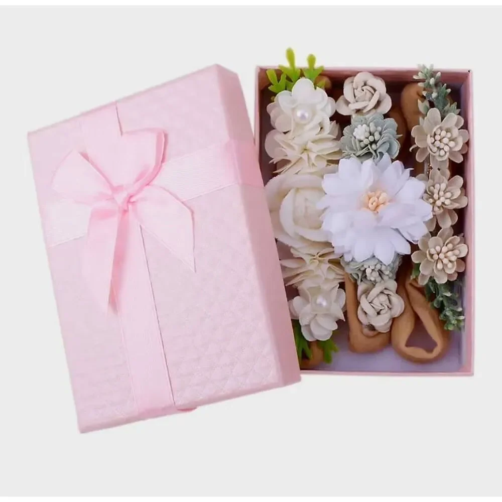 NEW IN BOX WNYUJOY 3 PIECE BABY GIRLS HEADBAND SET